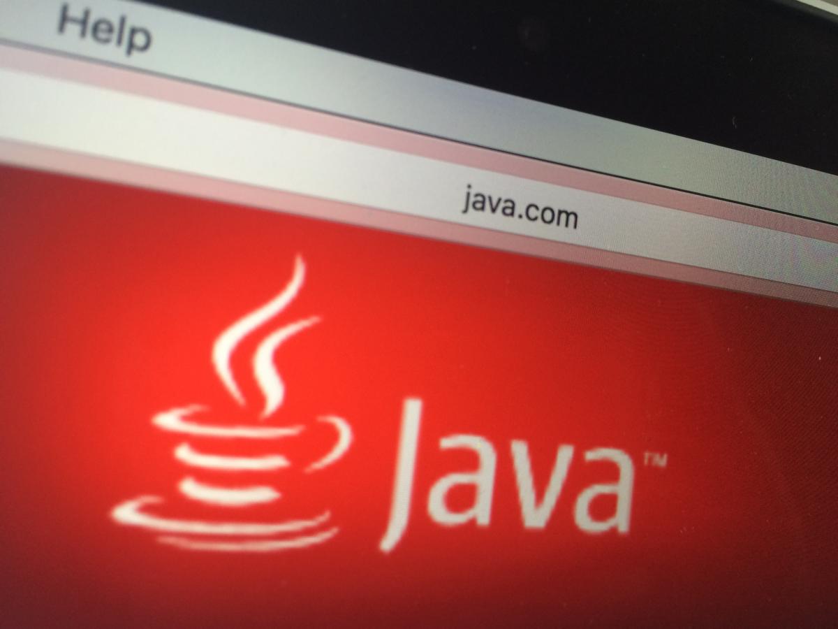 Java logo browser