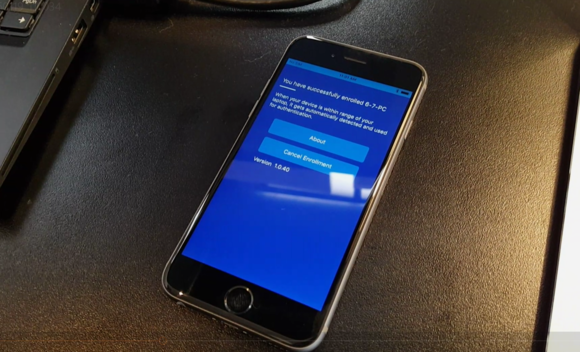 intel authenticate phone