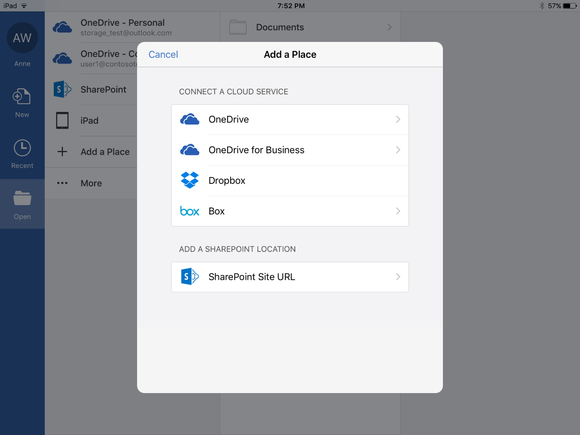 new cloud storage options for office mobile and office online 2