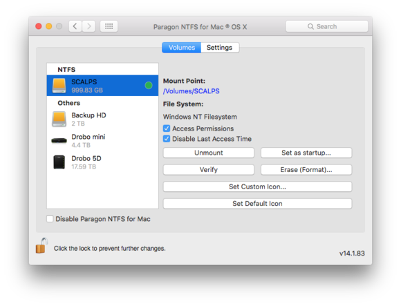 how to use ntfs paragon for mac