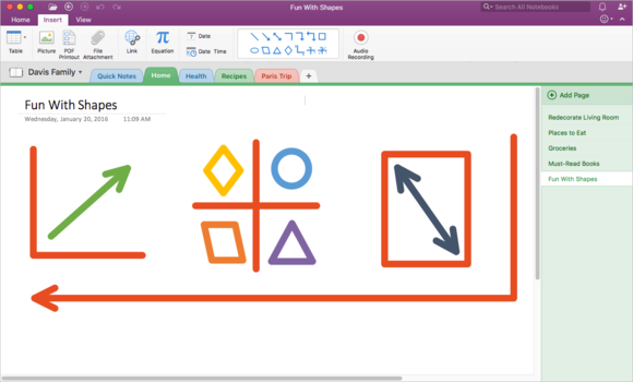 apps like onenote for mac to make diagrams