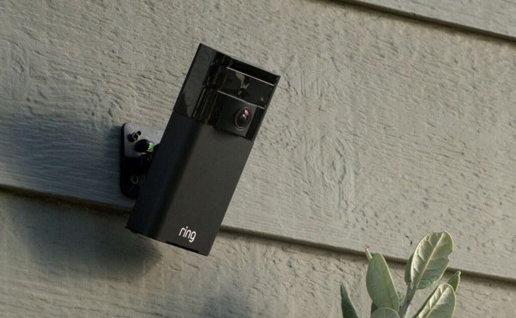Ring’s video doorbell cam. ring stick up cam cropped. 