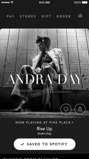 starbucks music app