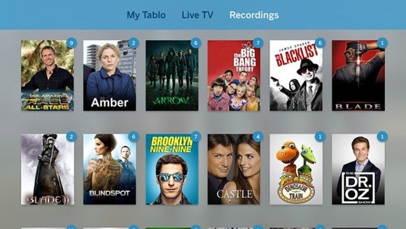 tablo apple tv interface