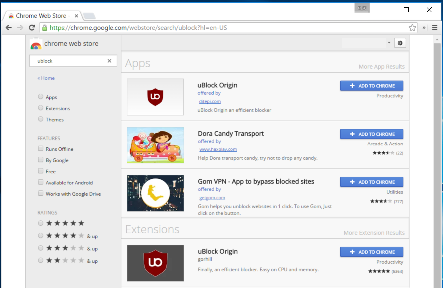 google webstore chrome web store