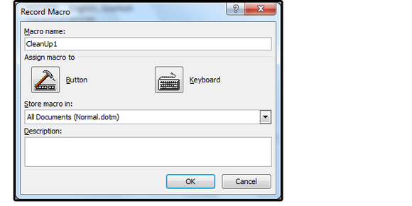 02 record a cleanup macro