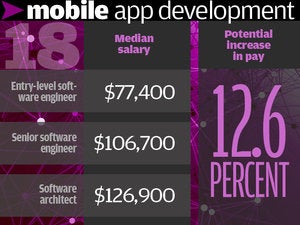 18.	Mobile application development 12.6%