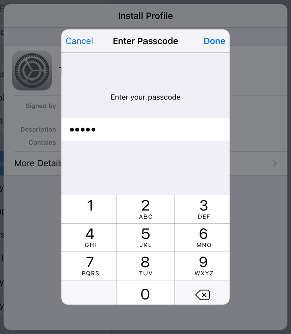 install profile on iphone install profile on iphone