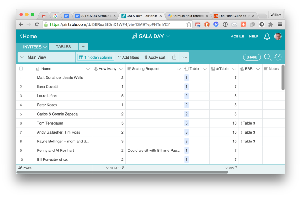 airtable rollup