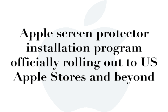 apple screen protector program