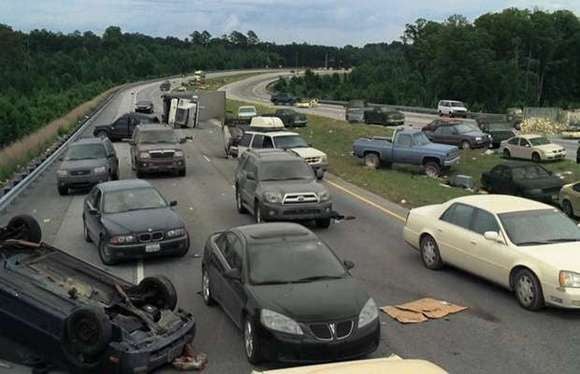 cars walking dead