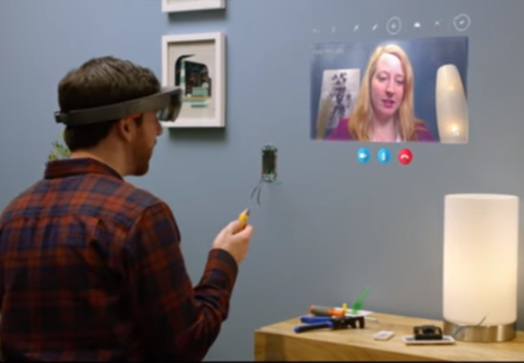 hololens skype