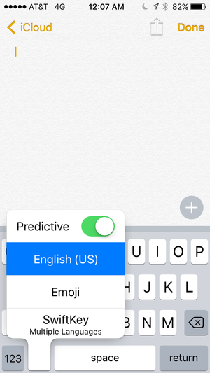 keyboard picker