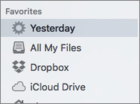 mac911 smart folder in sidebar