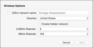 mac911 wireless options 5ghz
