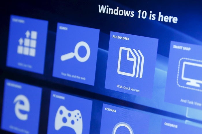 microsoft windows 10 features panels tool