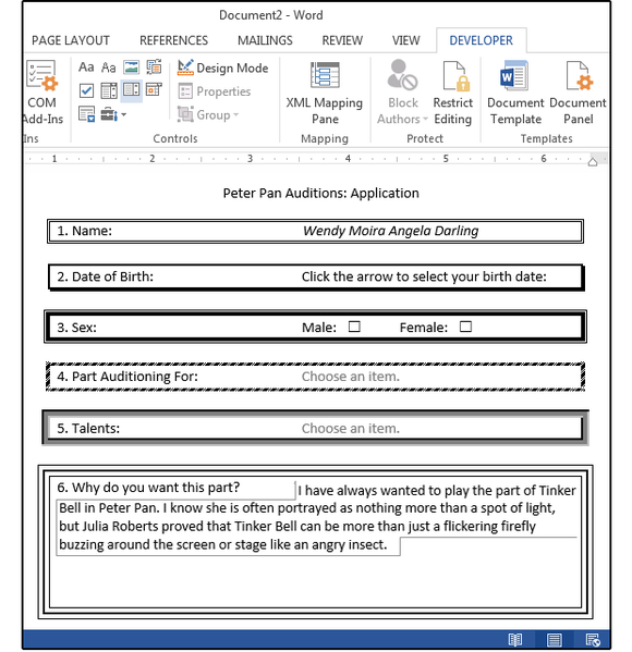 screen 07a fill it out test your custom form