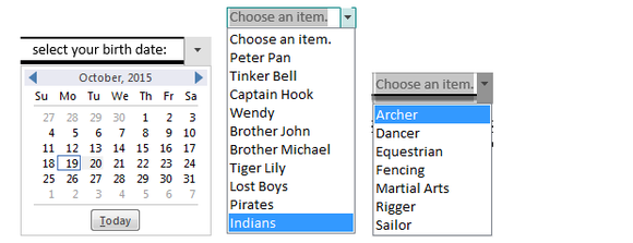 screen 07b select birthdate then choose an item characters talents