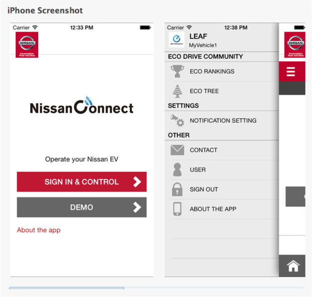 Nissan Leaf hacked api