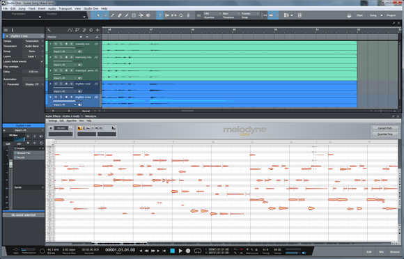 studio one melodyne