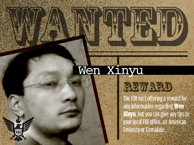 FBI's Most Wanted Cybercriminals: wen xinyu