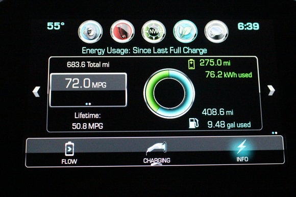 2016 chevrolet volt charge status screen1