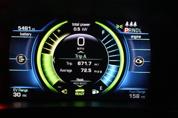 2016 chevrolet volt instrument cluster