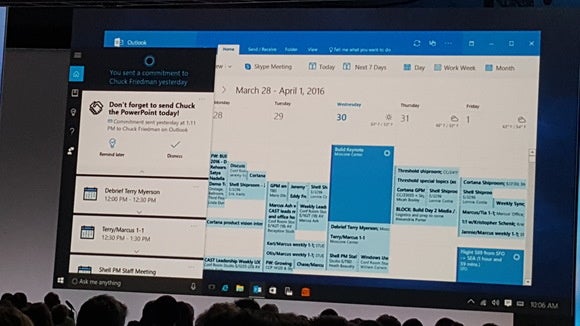 Cortana Outlook