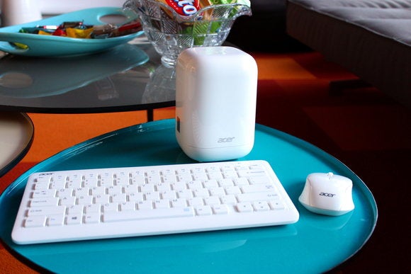 Acer Revo One with included wireless keyboard and mouse