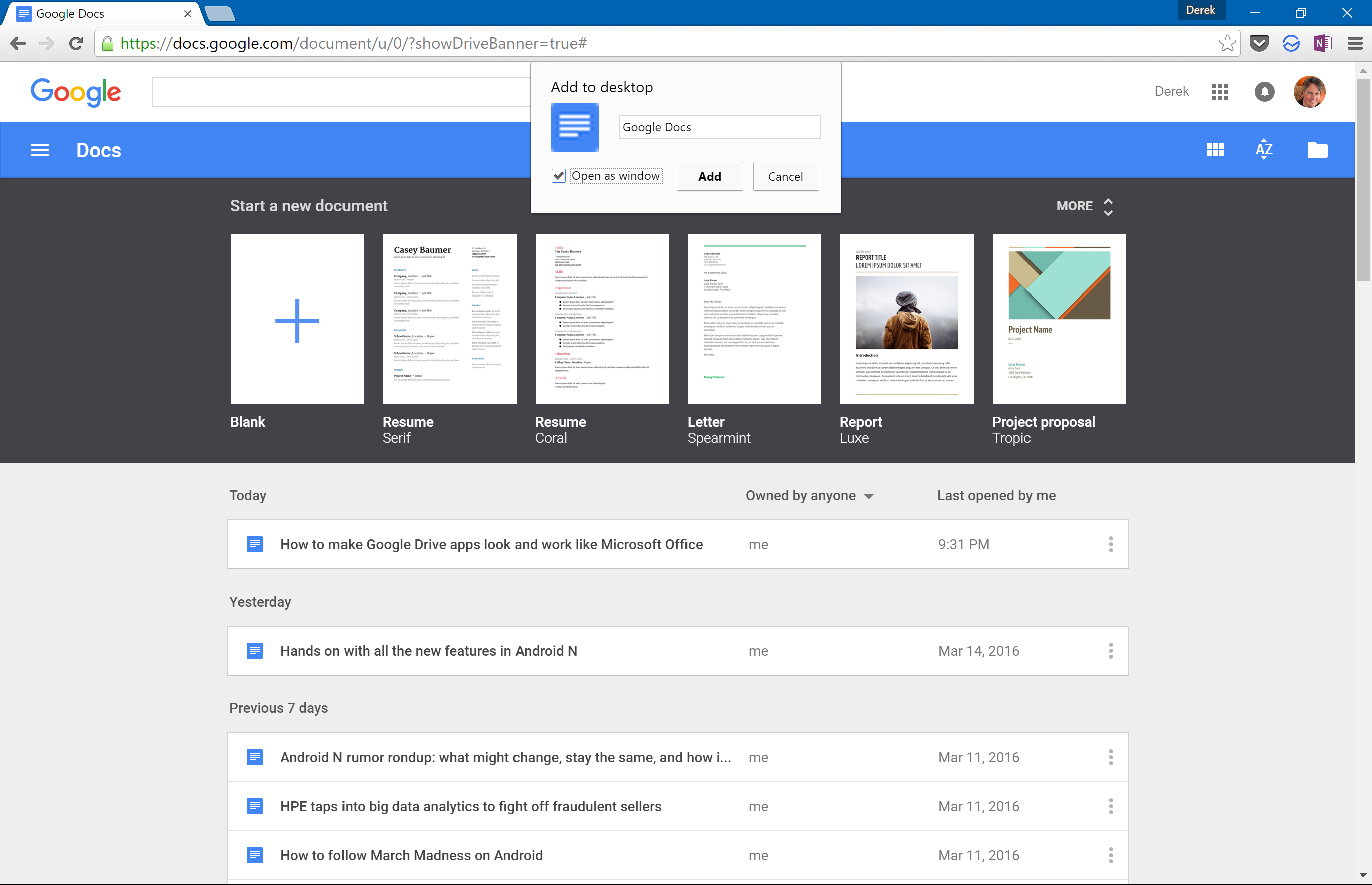 How To Make Google Drive Apps Look And Work More Like Microsoft