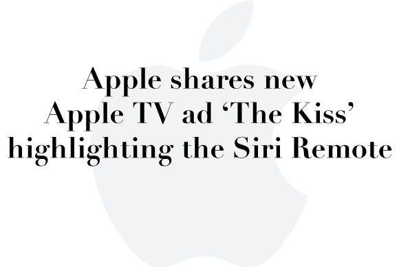 apple ad the kiss
