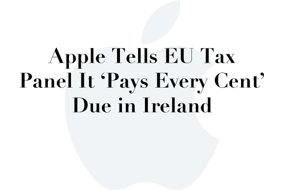 apple eu tax panel