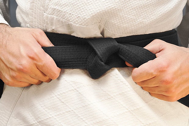 black belt karate