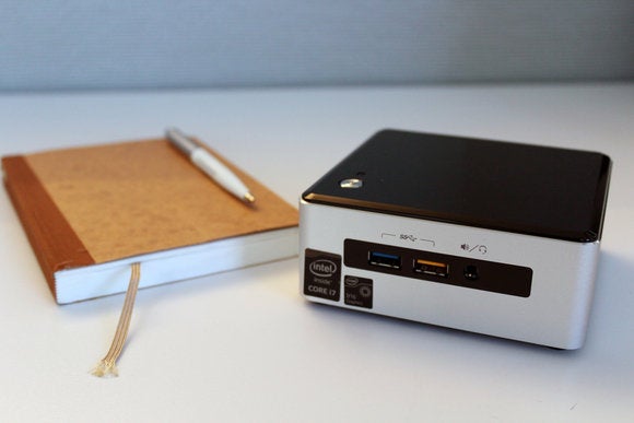 Close-up shot of Intel NUC5i7RYH