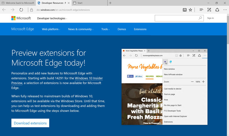 Java edge. Web Media Extensions Windows 10 что это.