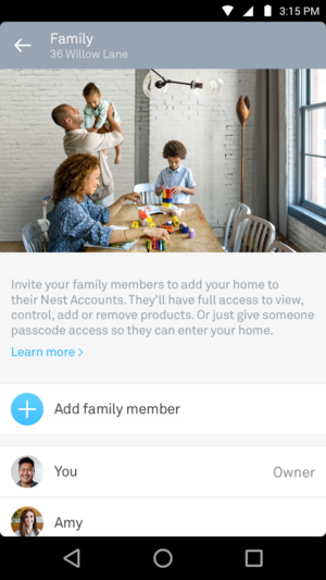 Nest Family Accounts