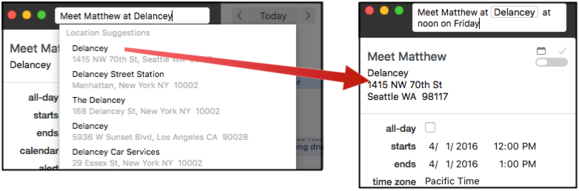 fantastical 25 autofill location