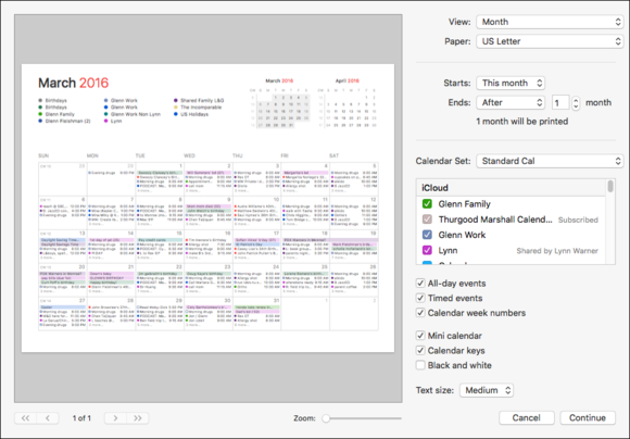 fantastical 25 print calendar