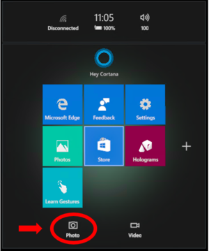hololens menu