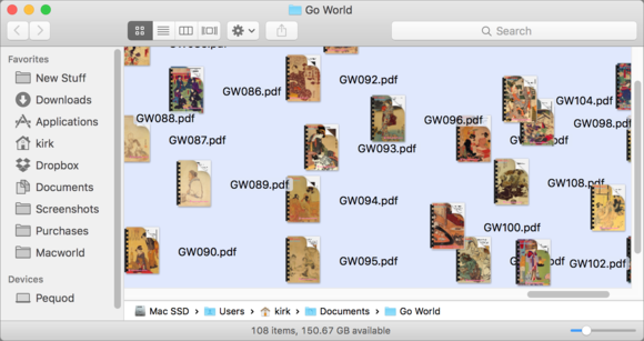 icon view