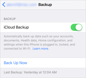 mac911 icloud backup settings