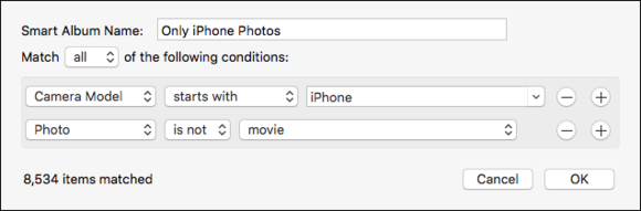 mac911 smart folder only iphone