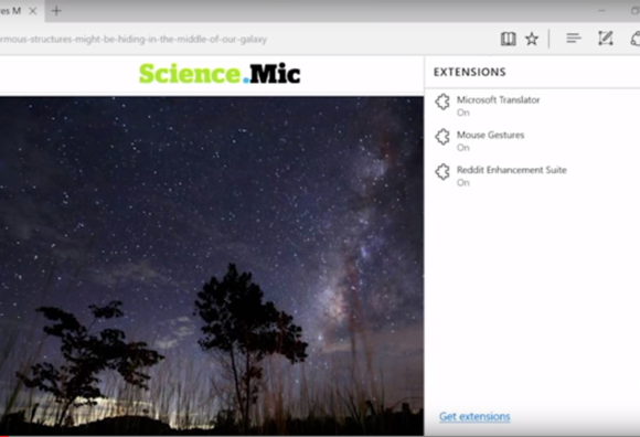 microsoft edge extensions
