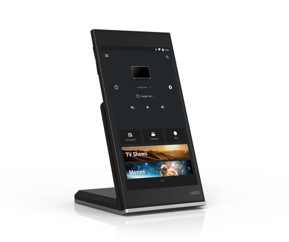 smartcast p series tablet remote w wireless charging dock hero
