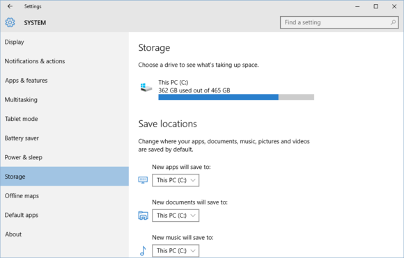 More space! How Windows 10's storage analysis helps you free up your hard drive  PCWorld