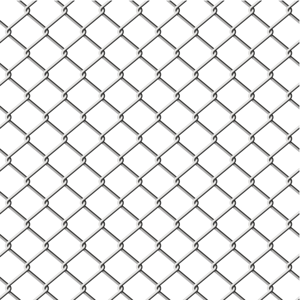 Chain link fence for security