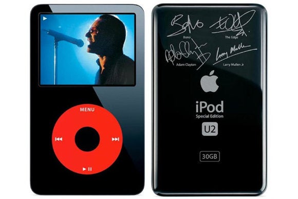 u2 special edition ipod front back