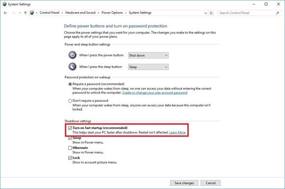 How To Speed Up Windows 10 Boot Times With Fast Startup Pcworld 5115