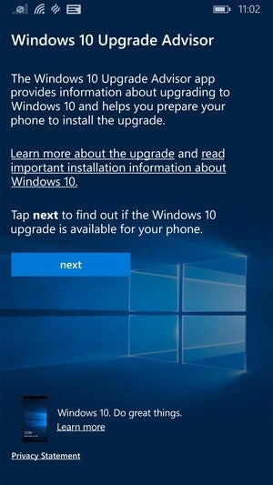 windows 10 mobile upgrade 2