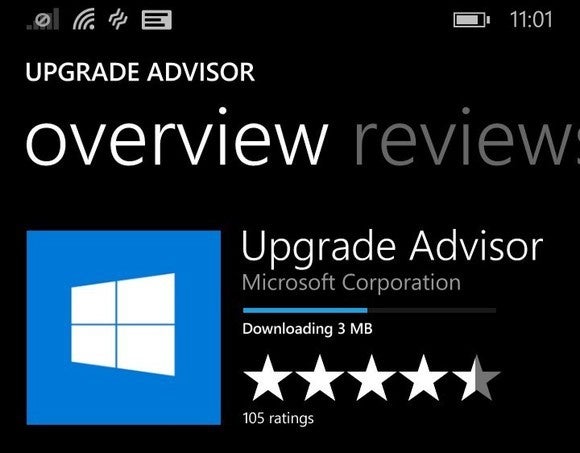 Microsoft windows 10 mobile upgrade advisor
